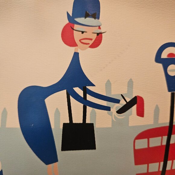 SHAG for Paul Frank JULIUS AND RITA UK Vinyl Handbag Rare limited edition w tags - Picture 3 of 15